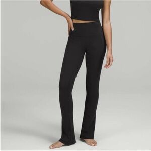 Lululemon align high rise mini flare leggings - size 6 - 28” black